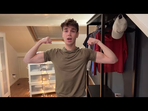 ASMR Gym Wear Haul and Fabric Scratching Sounds