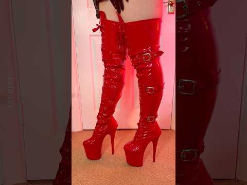 Here’s 15 pairs 👢 Which ones are your faves?🖤 #boots #heels #thighhighboots #platformboots #shiny