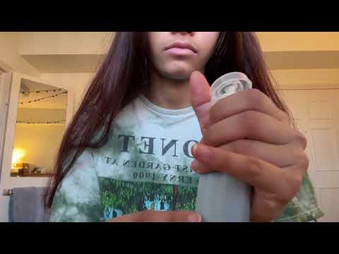 asmr trying new products on you