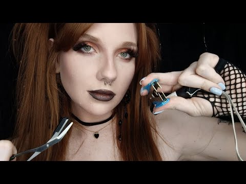 ASMR | Goth Girl Fixes Your Brain, Literally & Chaotic 🖤 (inspired by @valouletteasmr)
