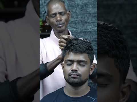 ASMR Head Massage for Deep Sleep: Tapping & Scratching Techniques #shorts