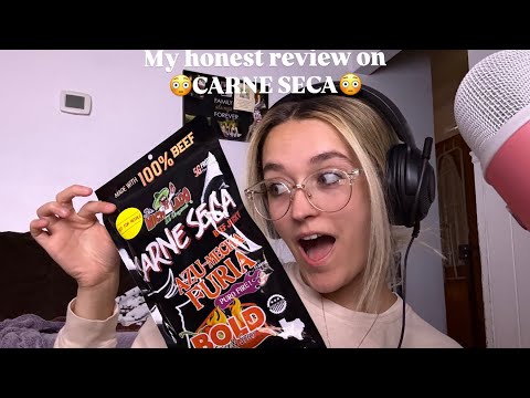 Trying CARNE SECA for the first time | ASMR