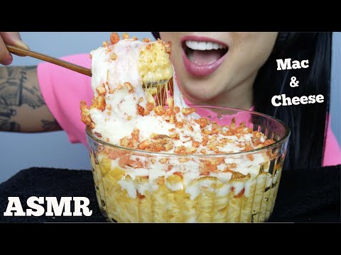 ASMR CHEESY MAC & CHEESE HOT CHEETOS (EATING SOUNDS) NO TALKING | SAS-ASMR