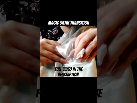 Magic Satin Gloves ASMR 😀🤩 #relax #asmrlikeasandbox #satin