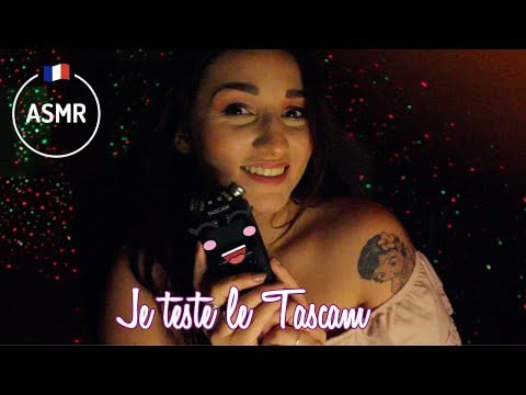 ASMR FRANCAIS : JE TESTE LE TASCAM 😍