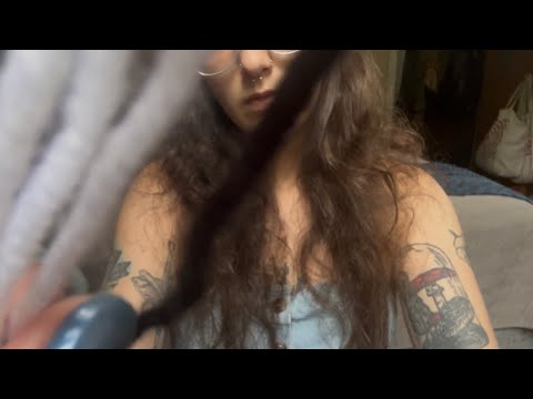 lofi asmr haircut rp// your hair is yarn !!!// (camera touching, scissor sounds, personal attention)