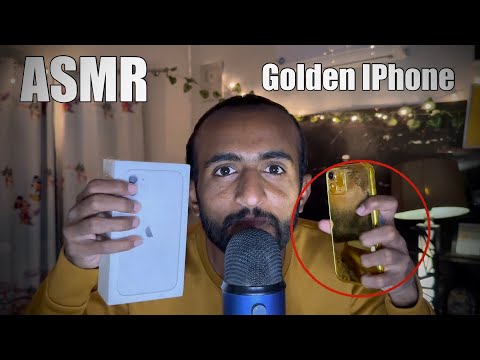 ASMR Unboxing Golden IPhone ⚜️