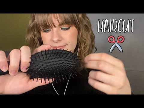 ASMR | Haircut✂️ (scissors, hair brushing, personal attention)😴😴