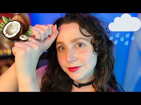 Coconut Rain ASMR 🥥 Anticipatory Ear to Ear