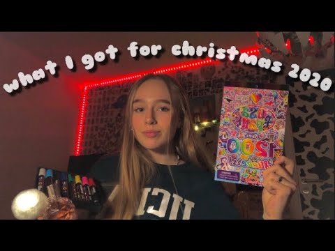 ASMR what I got for christmas 2020 | tapping on christmas presents