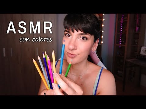 ASMR con Colores | Curiosidades para que DUERMAS [Susurros + Mouth Sounds]