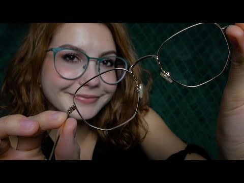 ASMR | try-on haul and review of glasses and colored lenses 👀 (TIJN & Miraga Color)