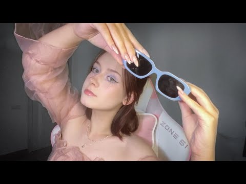 АСМР подруга подбирает тебе очки//asmr glasses fitting