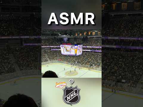 ASMR @ NHL HOCKEY GAME 🏒 (asmr in public) #shorts #asmr #satisfying