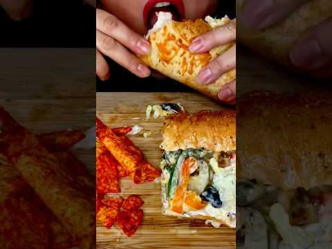 ADD THIS FOR EXTRA CRUNCH IN YOUR SUBWAY #asmr #shorts