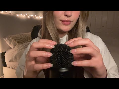 ASMR | 30 Minutes of Bare Mic Scratching & Tapping with Natural Nails