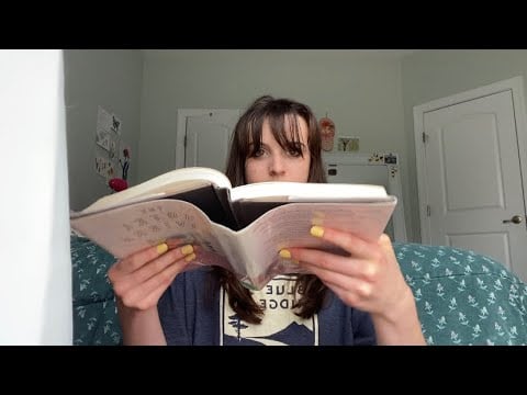 Library book binding asmr sounds 