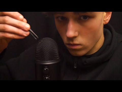 using TWEEZERS to pull stuff out of the mic ( mouth sounds )