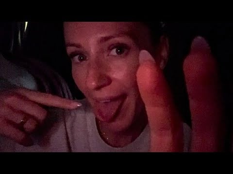 ASMR to Fall Asleep FAST 💤 Dark Hand Movements & Mouth Sounds