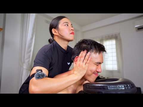 ASMR: She Never Disappoints! Neck & Shoulder Massage Relaxing