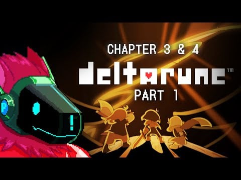 Playing Deltarune Chapters 3 & 4 (PART 1) - (LIVE Playthrough)
