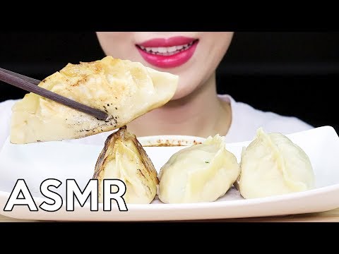 ASMR Wang-Mandu GIANT DUMPLINGS (Big Bites) 왕만두 리얼사운드 먹방