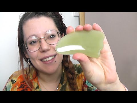 ASMR ROLEPLAY FACE MASSAGE GUA SHA | Acupressure | Personal Attention | Spa | Touching | Tapping