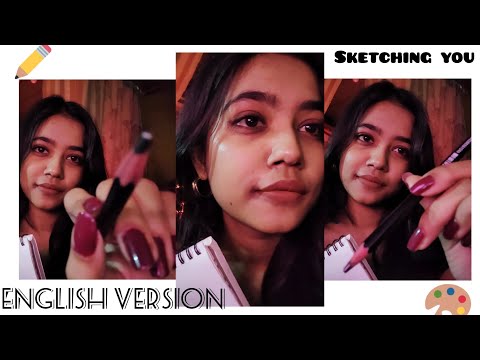 ASMR💫|ROLEPLAY- SKETCHING✏️your face and telling STORIES💤-EartoEarWhisper #asmr #whisper #softspoken