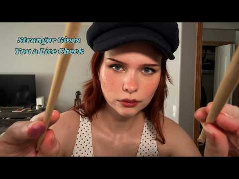 ASMR Odd Stranger Lice Check on Public Transport🪳