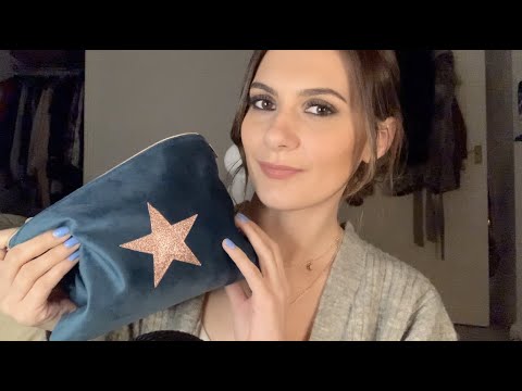 ASMR What's In My Vanity Bag, Random Triggers