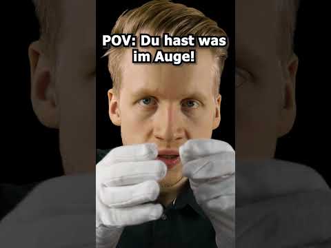 ASMR - POV: Du hast was im Auge! #shorts #asmr #roleplay #deutscheasmr