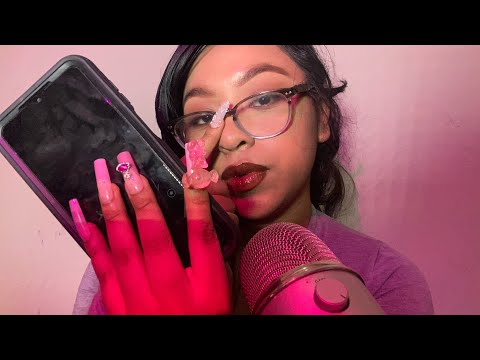 ASMR tingly tapping Assortment & mouth sounds for sleep💫🌙