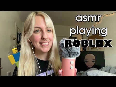 ASMR Playing Roblox ~ casual gameplay, up close whispers