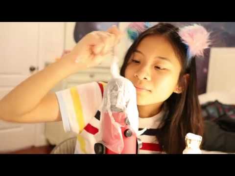 ASMR Lotion Ear Massage (Sticky sounds, brushing the mic, and crinkle sounds)