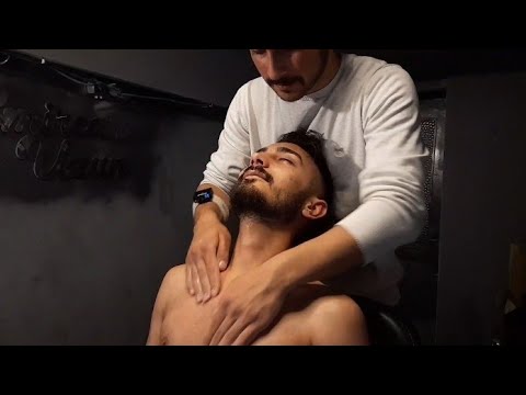 HE LOVED COMFORT ON THE Couch ASMR DEEP TISSUE BACK AND ARM MASSAGE FROM ASMR MASTER