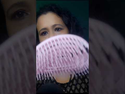 Asmr Scalp Oil Massage & Hair Clipping Before You Sleep #asmr #visualtingle #sleeptight ##banglaasmr