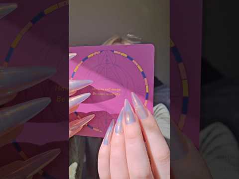 #asmr affirmation card for u