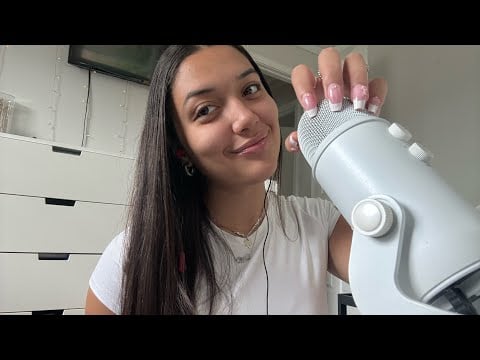 ASMR Fast and Aggressive Bare Mic Scratching with Long Nails 💅🏼 Tingles Guaranteed ￼ 🤤