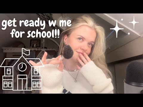 asmr | get ready with me!!