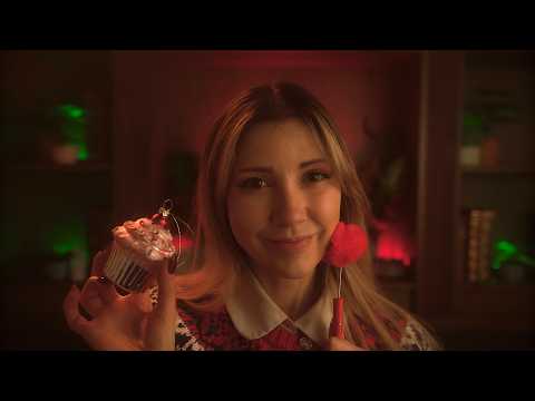 🎄 The Layered Sounds Are Made With Christmas Ornaments. 🎁 (Chatty Whispers to No Talking ASMR)