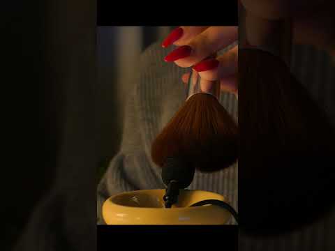 ASMR mini mic brushing  #asmr  #asmrsounds #gentletriggers  #notalking
