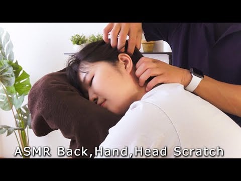 You will be sleepy | ASMR Scratching Massage | きっと眠くなる。スクラッチマッサージ  [No talking]
