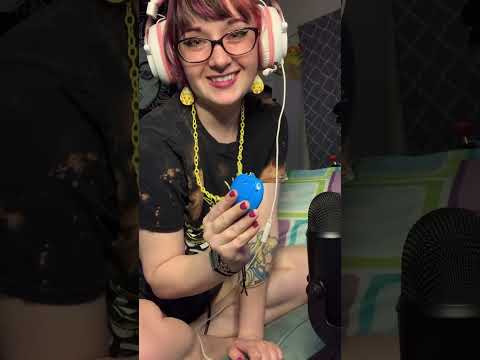 Gamer Girl Plays with her retro accessories #ASMR #shorts Fast and Aggressive Bleeps and Bloops