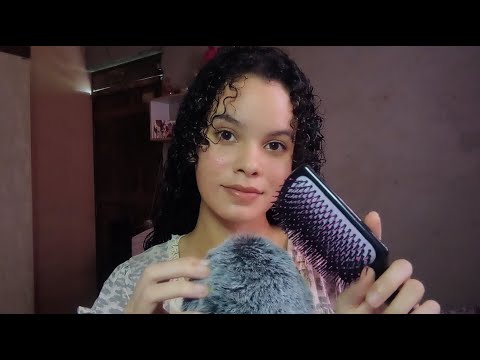 ASMR- MEXENDO no SEU cabelo | Tratamento Capilar NOTURNO✨💓