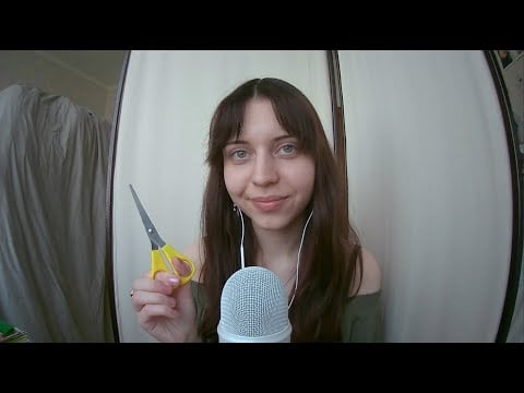 ASMR| English trigger words & scissors| Английские слова-триггеры & ножницы