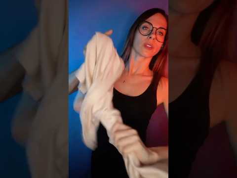 ASMR  fast and aggressive TOWEL massage #asmr #fastasmr