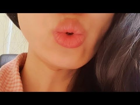 ASMR Ear To Ear Tongue Fluttering 👅 mouth sounds, kiss, tongue clicking, spit painting,face touching