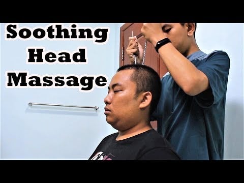 ASMR Soothing Head Massage by My Cousin