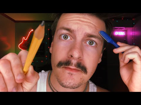 [ASMR] Shaving Off Your Eyebrows Then Drawing New Ones For You | Lens Tapping | Visual ASMR Triggers