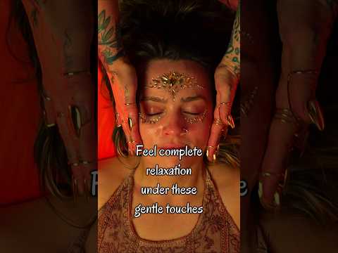 Relaxing ASMR face tracing #longnails #asmr #facetracing #realpersonasmr
